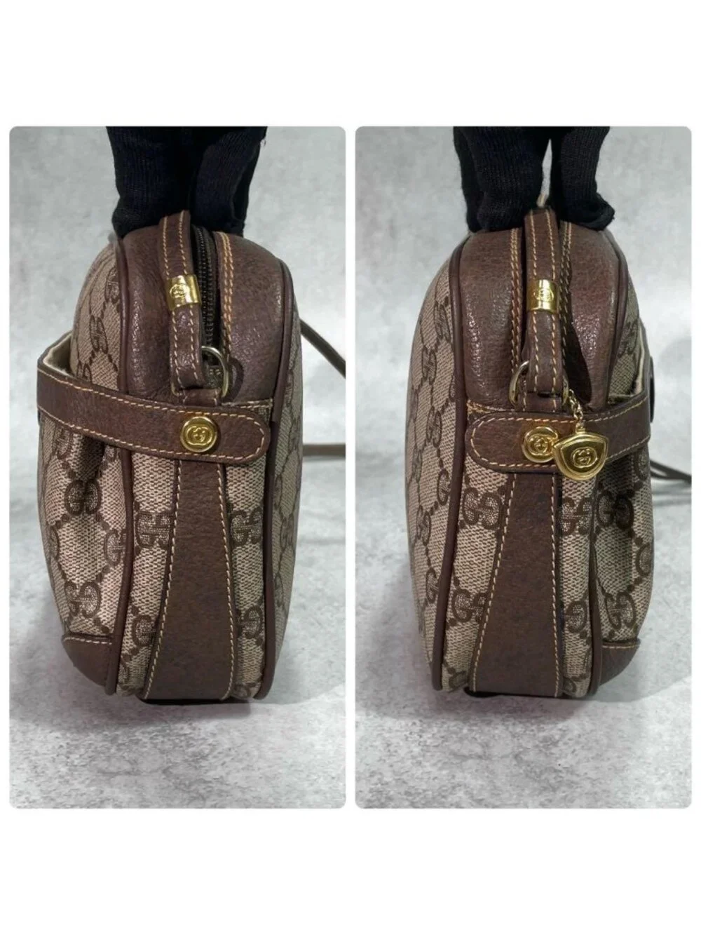 Gucci gg leather